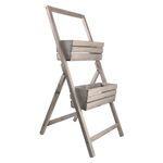 Kwietnik stojak na dwie balkonówki