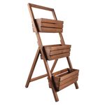 Kwietnik stojak na trzy balkonówki