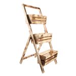 Kwietnik stojak na trzy balkonówki