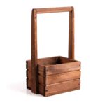 Skrzyneczka z pałąkiem brązowa