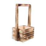 Skrzyneczka z pałąkiem jasnobrązowa