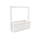 Skrzynka z pałąkiem biała