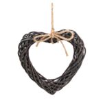 Wiklinowe serce / zawieszka 33 x 31 x 5/39 cm