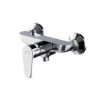 Bateria natryskowa ścienna Cersania chrom