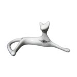 Figurka szkliwiona kot leżący Swarovski 30 cm Souvenire