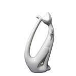 Figurka szkliwiona kot Modern Swarovski 28 cm Souvenire