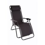 Fotel ogrodowy Relax czarny Patio