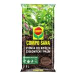 Ziemia do roślin zielonych i palm 5 l COMPO SANA