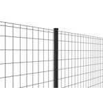 Siatka ogrodzeniowa zgrzewana 100 x 75  100 cm 10 m ocynk+PVC zielona