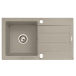 Zlewozmywak granitowy Rodos szary