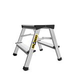 Drabina aluminiowa dwustronna 2 x 2 stopniowa