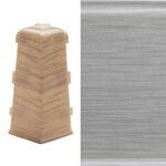 Narożnik zewnętrzny do listwy INDO (1 sztuka) alu light Arbiton