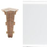 Narożnik wewnętrzny do listwy INDO biały połysk Arbiton