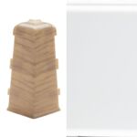 Narożnik zewnętrzny do listwy INDO biały połysk Arbiton