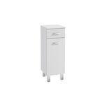 Szafka stojąca półsłupek MEA B30 DSM 1D1S biały