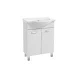 Zestaw szafka i umywalka MEA D55 DSM 2D0S L1521 biały
