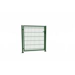 Furtka 3D 1,23 x 100 zestaw ze słupami 60 x 40 mm i zawiasami ocynk + 6005 (oczko 50 x 200) prawa