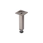 Nóżka kwadratowa regulowana H=15 satyna