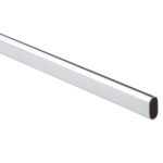 Drążek meblowy owalny 30 x 15 Gr.0.7 L=100 chrom