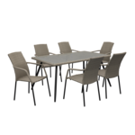 Zestaw ogrodowy Lupus szary