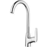 Bateria zlewozmywakowa BORO chromowana z wylewką U