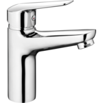 Bateria umywalkowa Boro chromowana stojąca