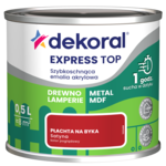 Szybkoschnąca emalia akrylowa EXPRESS TOP Płachta na byka 0,5 l Dekoral