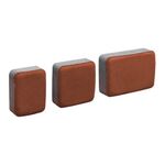 Kostka NOSTALITE gładka 4 cm czerwona POLBRUK