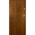 Drzwi zewnętrzne TYTAN pełne złoty dąb 90 lewe RADEX