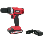 Zestaw wiertarko-wkrętarka 18 V z akumulatorem 1,3 Ah i ładowarką Nutool Red