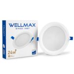 Oprawa ledowa Wellmax Samsung wpuszczana okrągła 24W 4000k