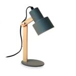 Lampka stołowa 25W E14 szara PLATINET