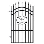 Furtka Radek czarna 90 x 140 - 160 cm lewa Polbram