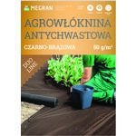 Agrowłóknina antychwastowa DUO-LINE 50 g brązowo-czarna 0,8 m x 100