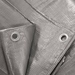 Plandeka srebrna 120 g 4 x 5 m