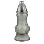 Znicz szklany flakonik P 24,5 cm przezroczysty