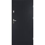 Drzwi zewnętrzne ARTEMIDA pełne antracyt 90 prawe RADEX