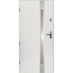 Drzwi zewnętrzne TEMIDAS stopsol inox białe 90 lewe RADEX