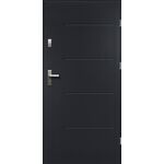 Drzwi zewnętrzne TYTAN pełne antracyt 90 prawe RADEX