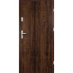 Drzwi zewnętrzne TYTAN pełne orzech 80 prawe RADEX