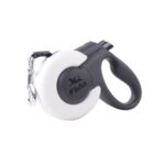 Smycz automatyczna Fida Mars biało-czarna XS do 12 kg 3 m