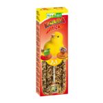 Kolba "2 w 1" dla kanarków - miodowa i owocowa Nestor