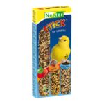 Kolba „3 w 1” dla kanarków - jabłka, miód, mak i murzynek Nestor