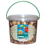 Pokarm dla dużych papug orzechy i fasola mungo – wiaderko 3000 ml Nestor