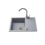 Zlewozmywak granitowy Lemon New 1-komorowy, krótki ociekacz