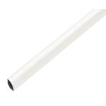 Ćwierćwałek PVC biały 1000 x 22 x 1,2