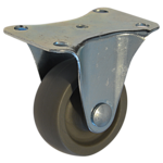 Kółko meblowe kauczukowe 32 mm/12 kg stałe