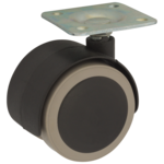 Kółko meblowe 40 mm/25 kg płyta mocująca do paneli