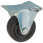 Zestaw z kołem 40 mm/20 kg, płyta stała