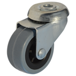 Kółko meblowe gumowe 42 mm/30 kg otwór mocujący